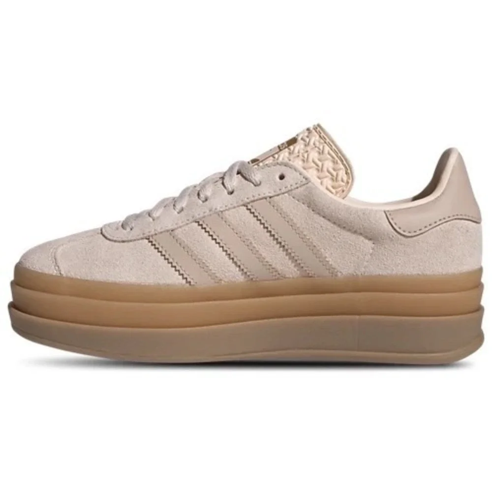 Adidas Gazelle Bold Wonder Quartz Wonder Taupe Gum Grade School Size 7 JQ1296